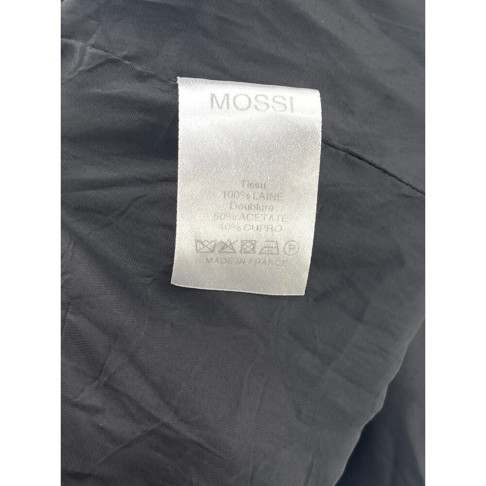 B16 Mossi Wool Batwing Blouson Midi Dress 8 Oversized Neutral Street Punk - Picture 10 of 12